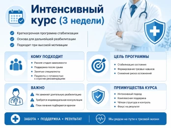 Реабилитация за 21 день в Пугачеве
