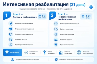 Реабилитация за 21 день в Пугачеве